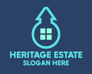 Estate - House Window Lab logo design