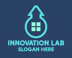 Lab - House Window Lab logo design