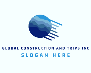 Global Delivery Sphere logo design