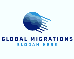 Global Delivery Sphere logo design