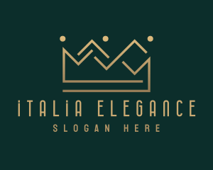 Premium Elegant Crown  logo design