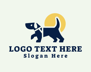 Pet Dog Walking  logo design