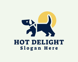 Pet Dog Walking  logo design