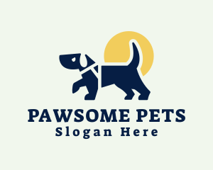 Pet Dog Walking  logo design