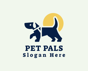 Pet Dog Walking  logo design