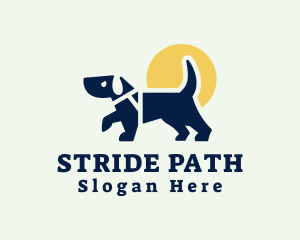 Pet Dog Walking  logo design