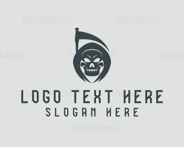 Evil Skull Reaper Logo