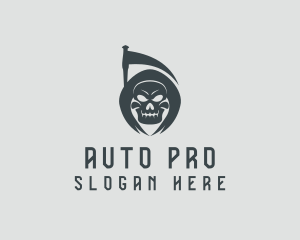 Esports - Evil Skull Reaper logo design