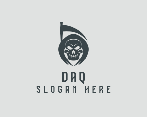 Clan - Evil Skull Reaper logo design