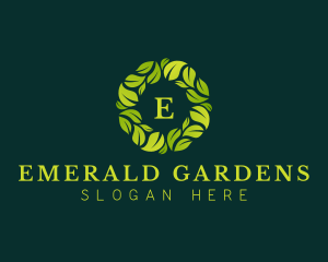 Organic Leaf Gardening logo design