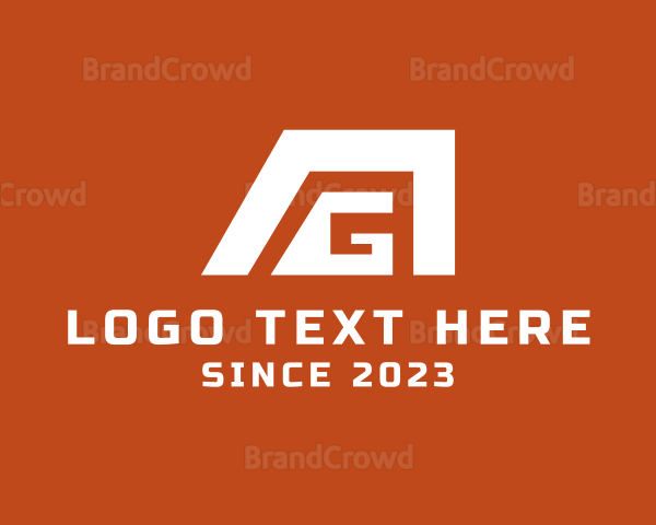 Modern Construction Company Logo