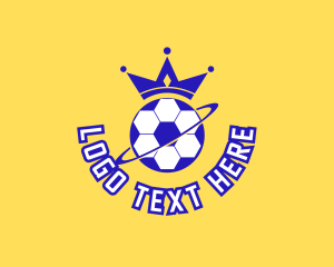 Soccer Ball - Royal Soccer Sports logo design