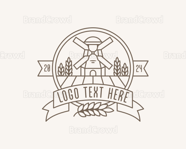 Organic Wheat Homestead Logo