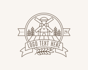 Organic Wheat Homestead Logo