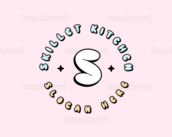 Cute Quirky Bubble Logo