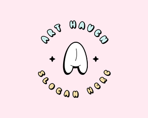 Cute Quirky Bubble logo design