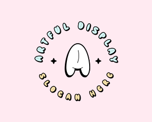 Cute Quirky Bubble logo design