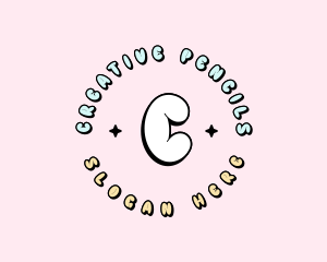 Cute Quirky Bubble logo design