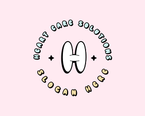 Cute Quirky Bubble logo design