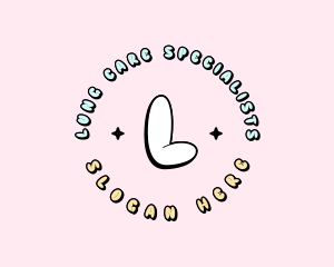 Cute Quirky Bubble logo design