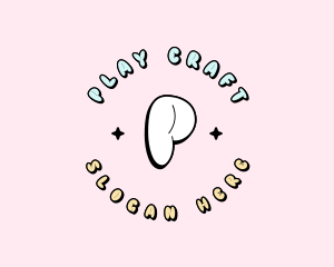 Cute Quirky Bubble logo design