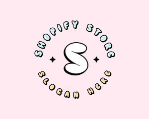 Cute Quirky Bubble logo design