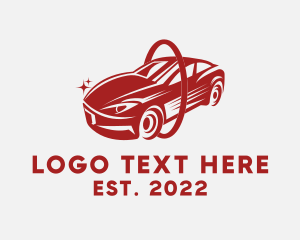 Sparkly Clean Car logo design