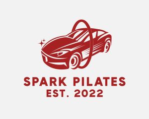 Sparkly Clean Car logo design