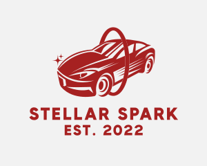 Sparkly Clean Car logo design