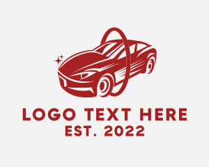 Car Service - Sparkly Clean Car logo design