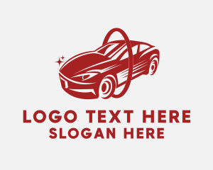 Sparkly Clean Car Logo