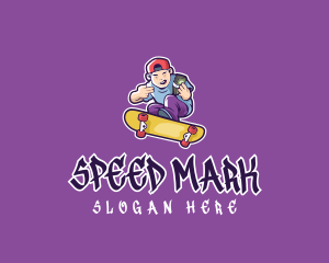 Rich Skater Boy logo design