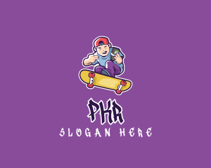 Rich Skater Boy logo design