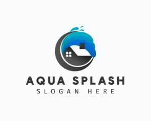 Splash - House Splash Cleaning logo design