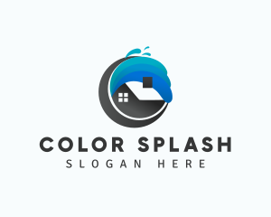 House Splash Cleaning logo design