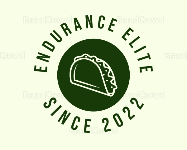 Green Taco Circle Logo