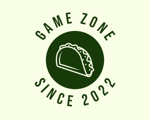 Taco Bar - Green Taco Circle logo design