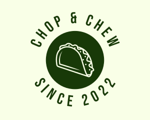 Fast Food - Green Taco Circle logo design