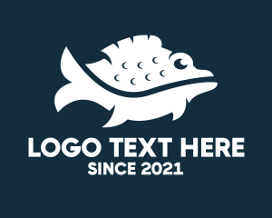 Aquatic - Wild Fish Aquarium logo design