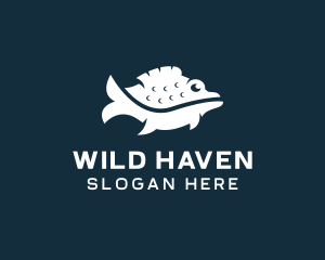 Wild Fish Aquarium logo design