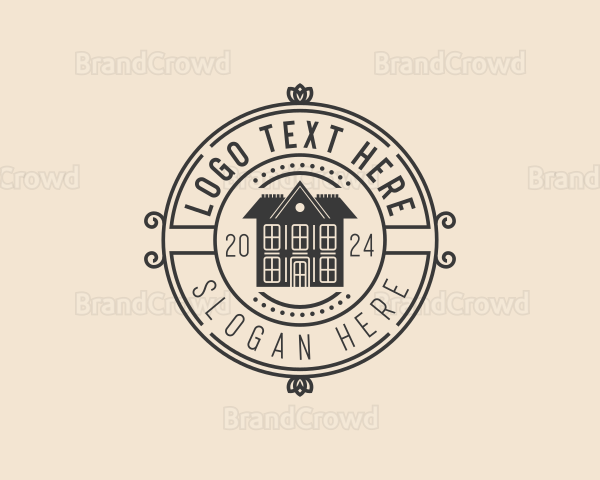 House Property Construction Logo