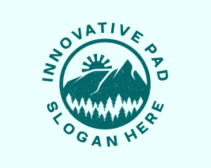 Mountain Sun Forest Logo