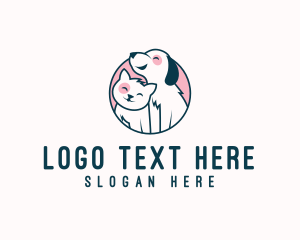 Cat - Animal Pet Veterinarian logo design