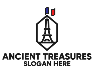 Eiffel Tower Landmark Logo