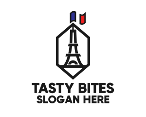 Eiffel Tower Landmark Logo