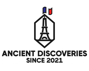 Eiffel Tower Landmark logo design