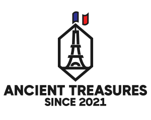 Eiffel Tower Landmark logo design