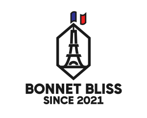 Eiffel Tower Landmark logo design