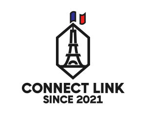 Eiffel Tower Landmark logo design