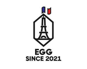 Eiffel - Eiffel Tower Landmark logo design